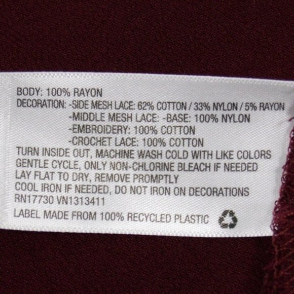 Xhilaration Wine Red Blouse - Picture 6 of 6